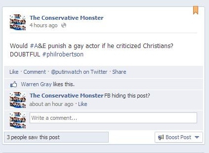 fb hide